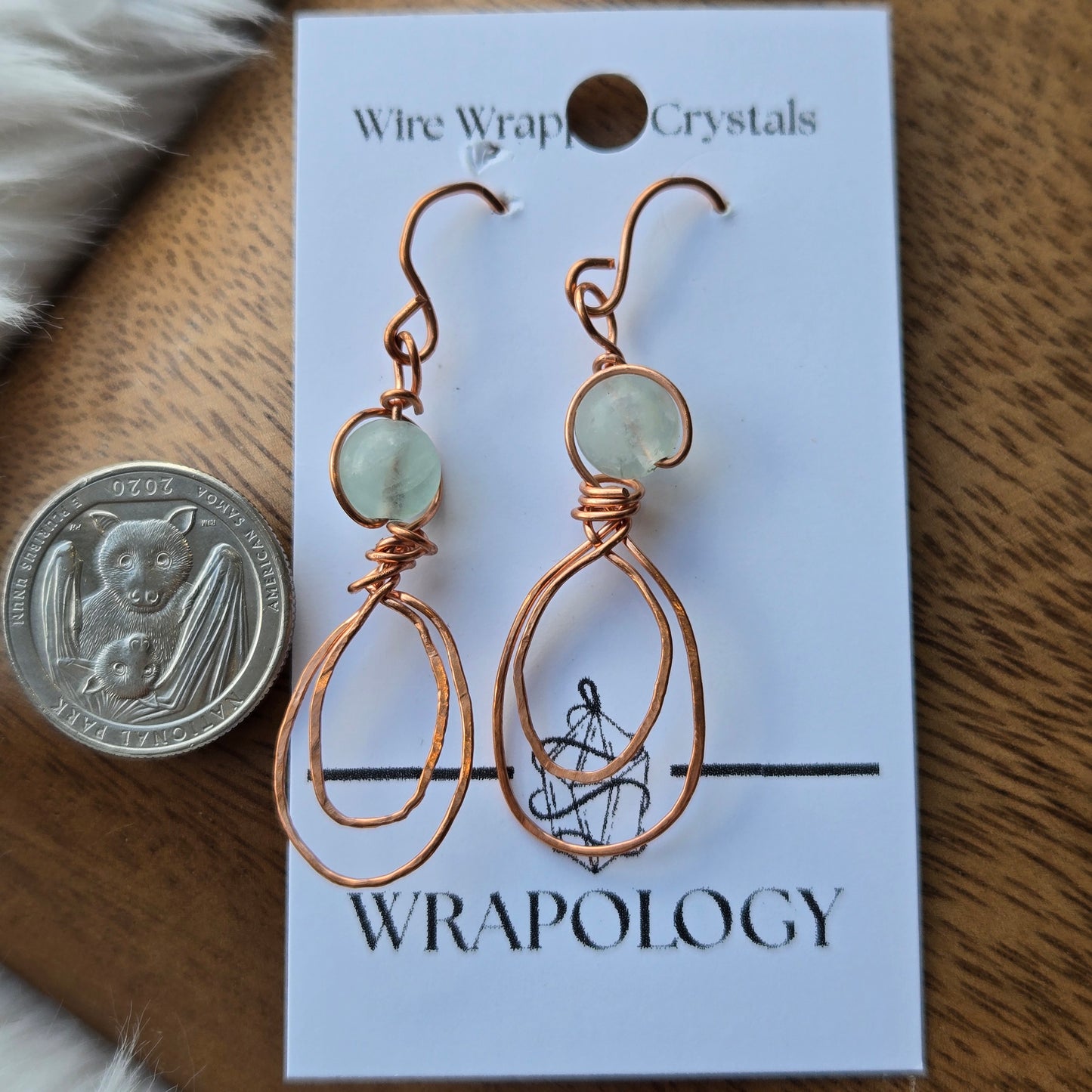 Fluorite Earrings 1066