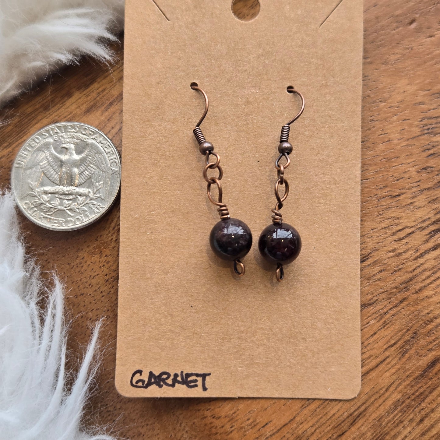 Garnet Earrings 1408