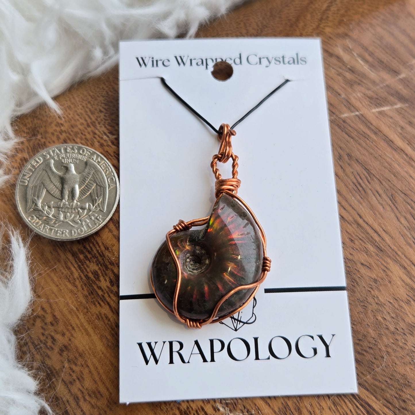 Ammonite Pendant 1086