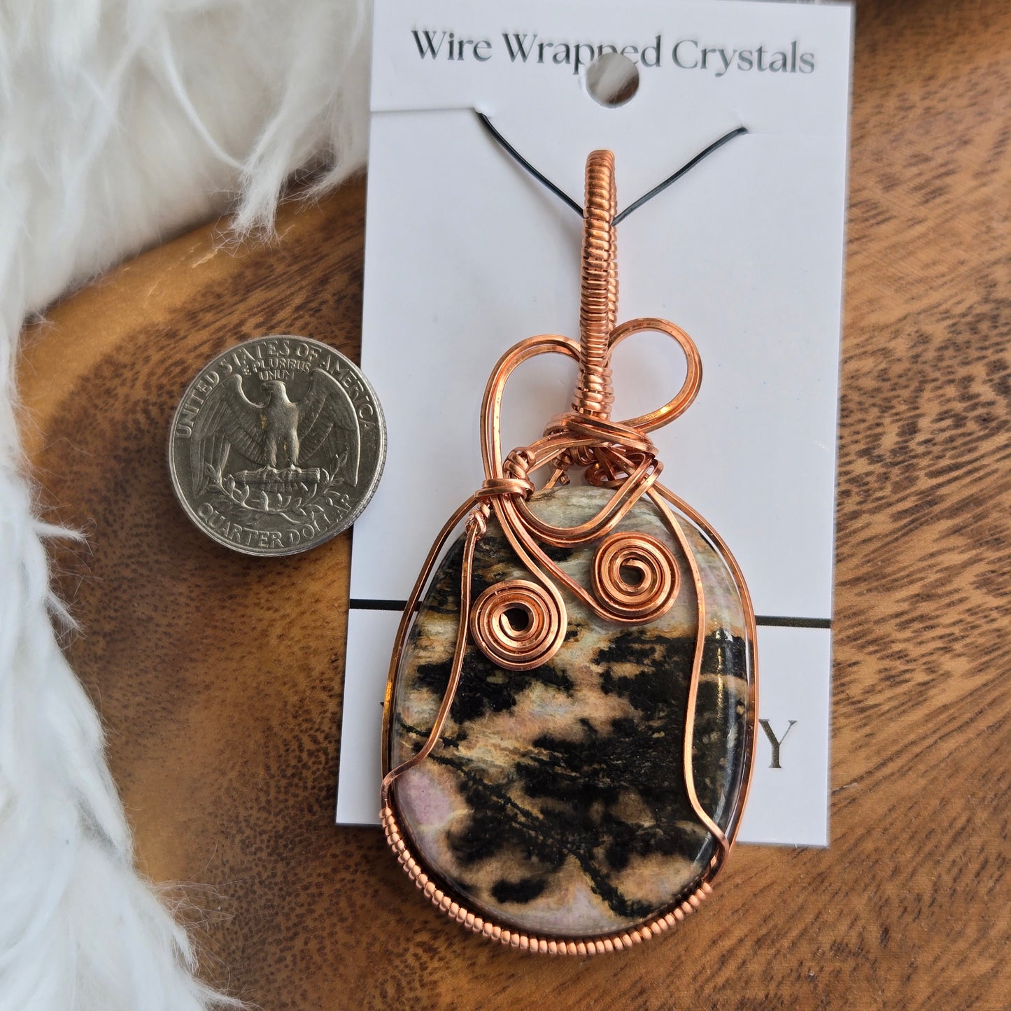 Rhodonite Pendant 1455