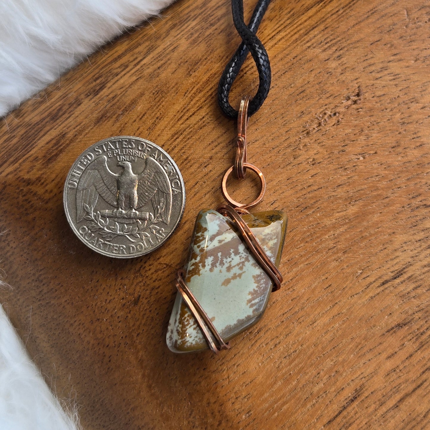 Picture Jasper Pendant (with cord) 1553