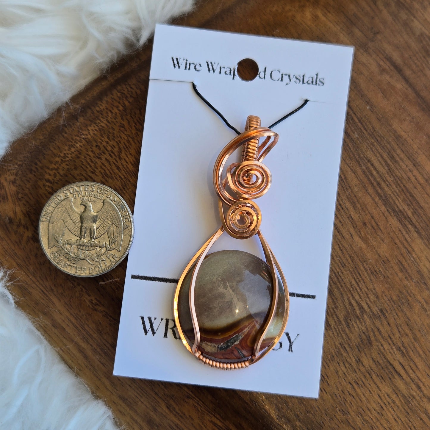 Polychrome Jasper Pendant 1586