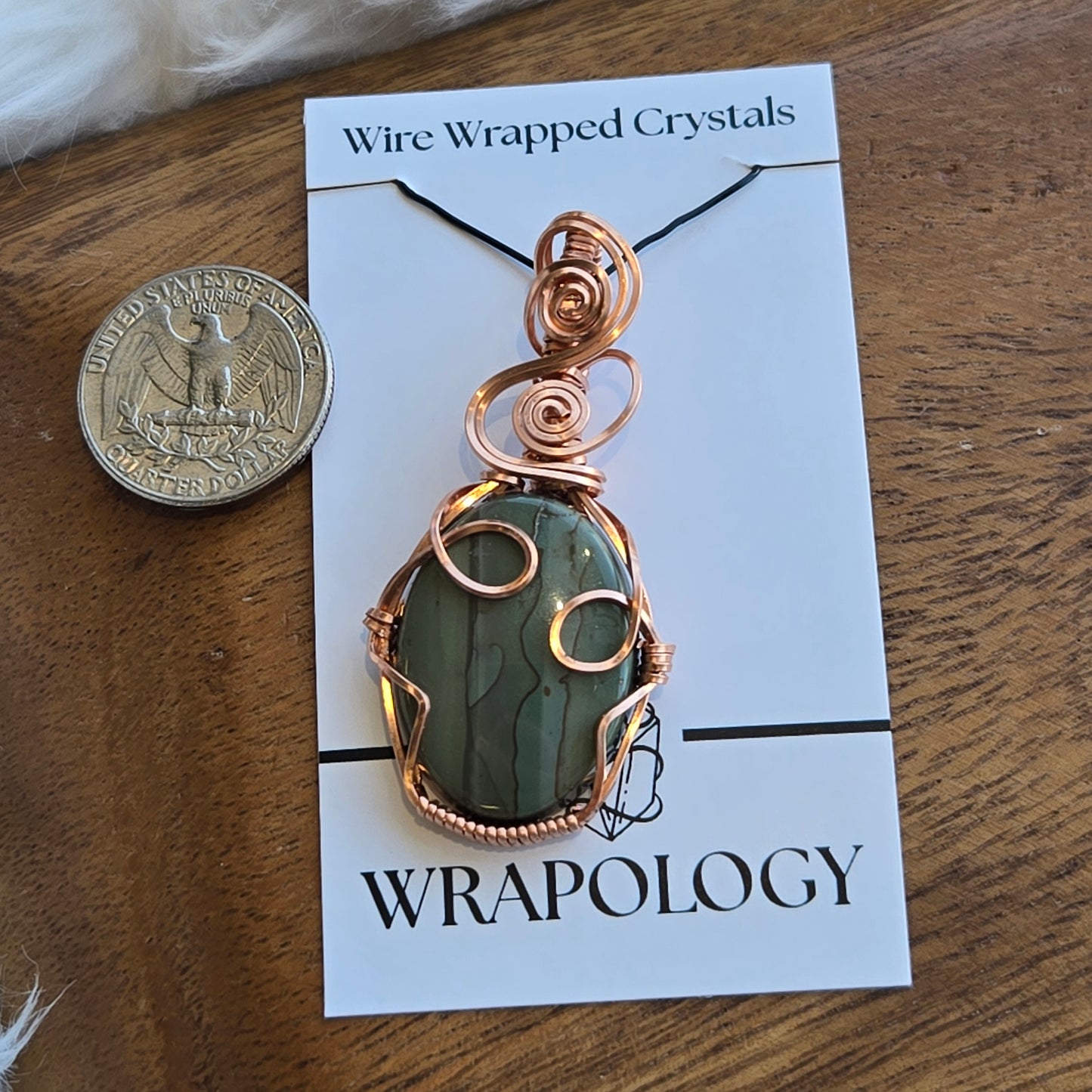 Green Jasper Pendant 1616