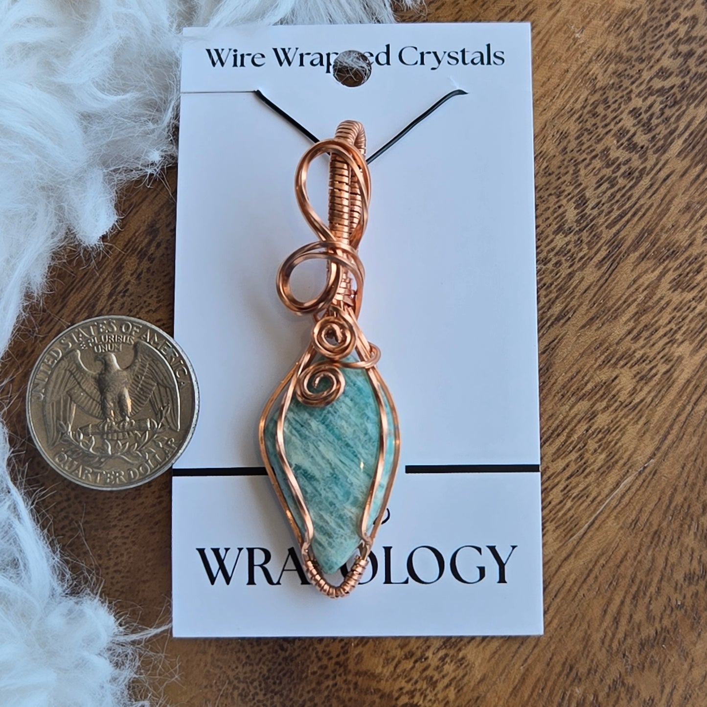 Amazonite Pendant 1638