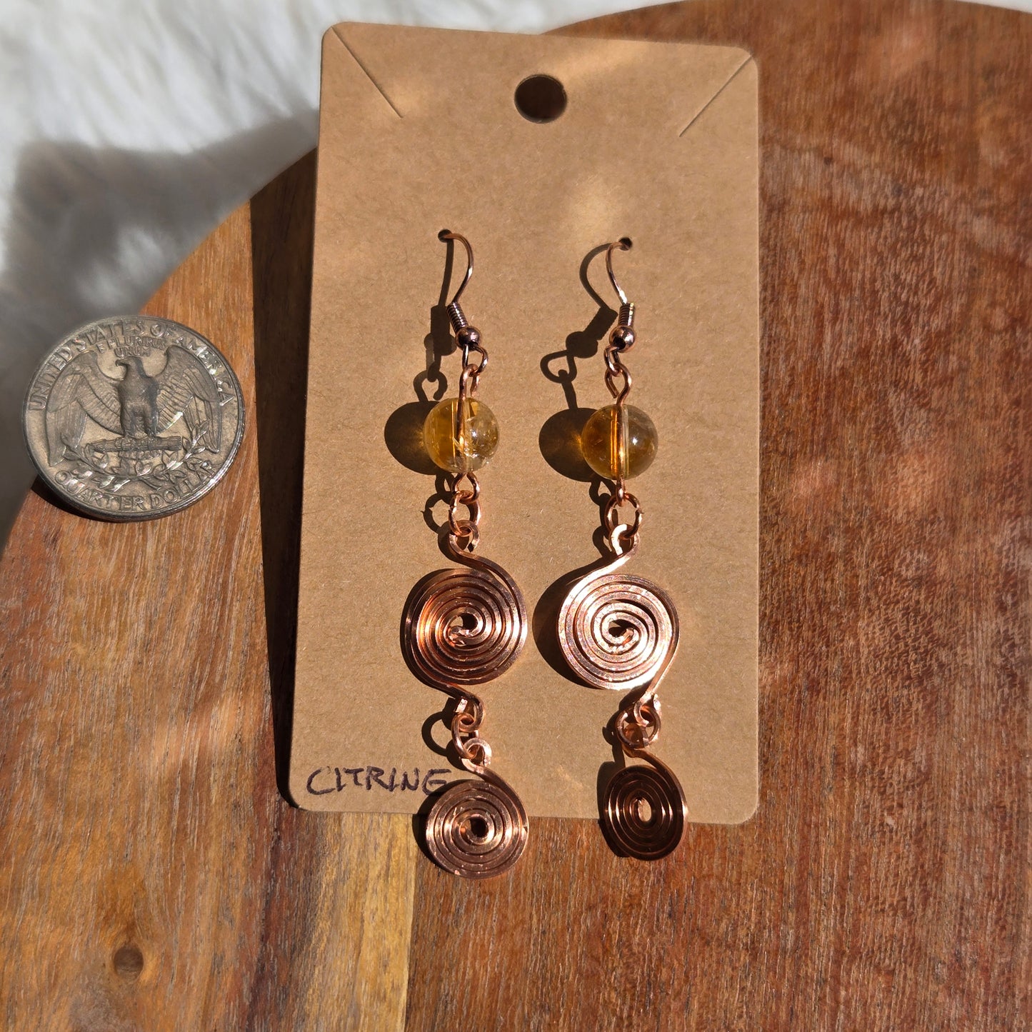 Citrine Earrings 1734