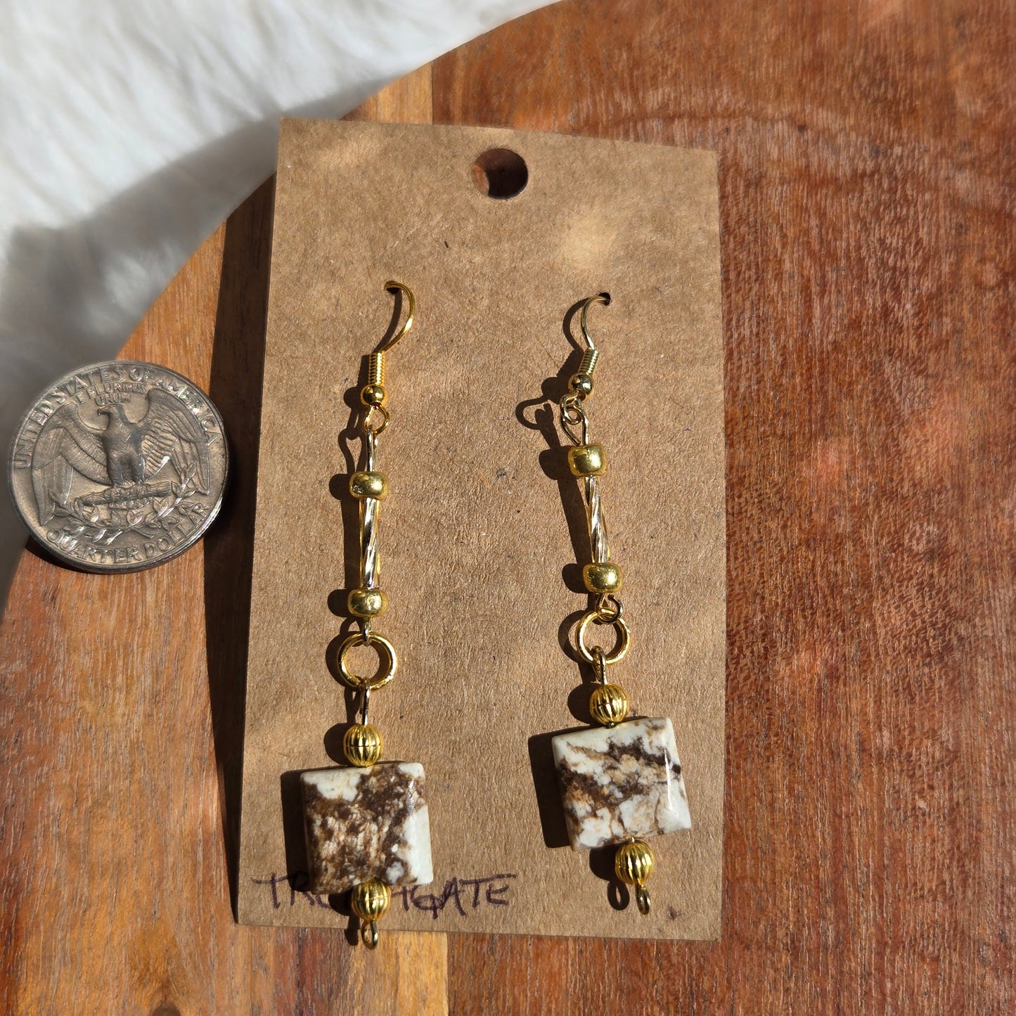 Tree Agate Earrings 1741