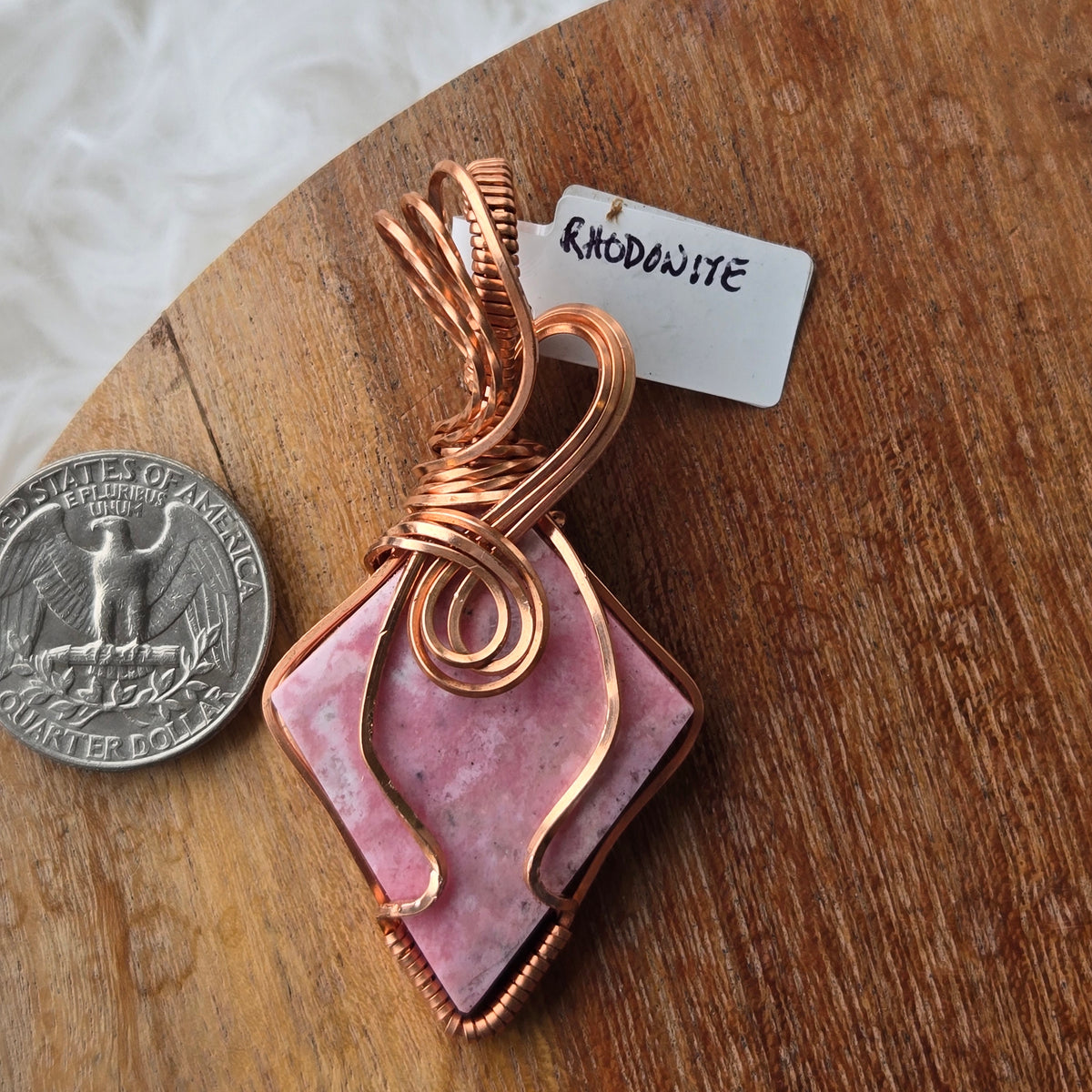 Rhodonite Pendant 1754