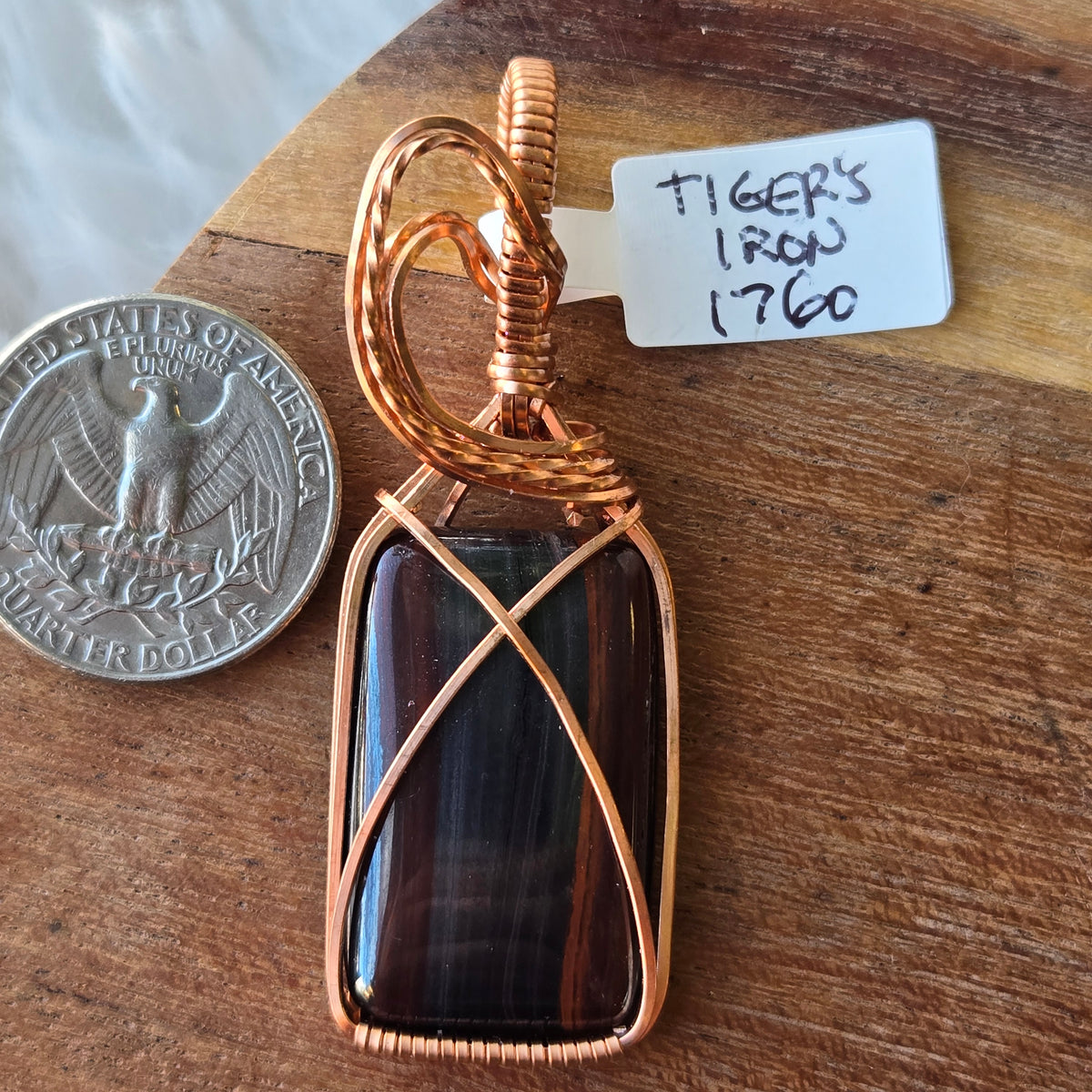 Tiger's Iron Pendant 1760