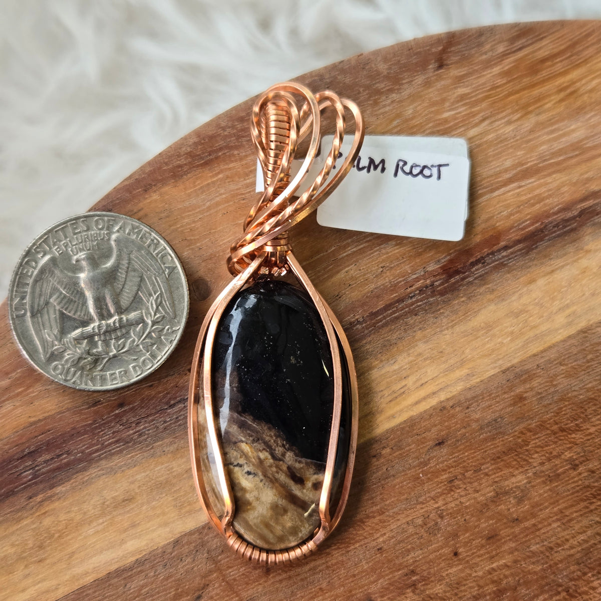 Palm Root Pendant 1782