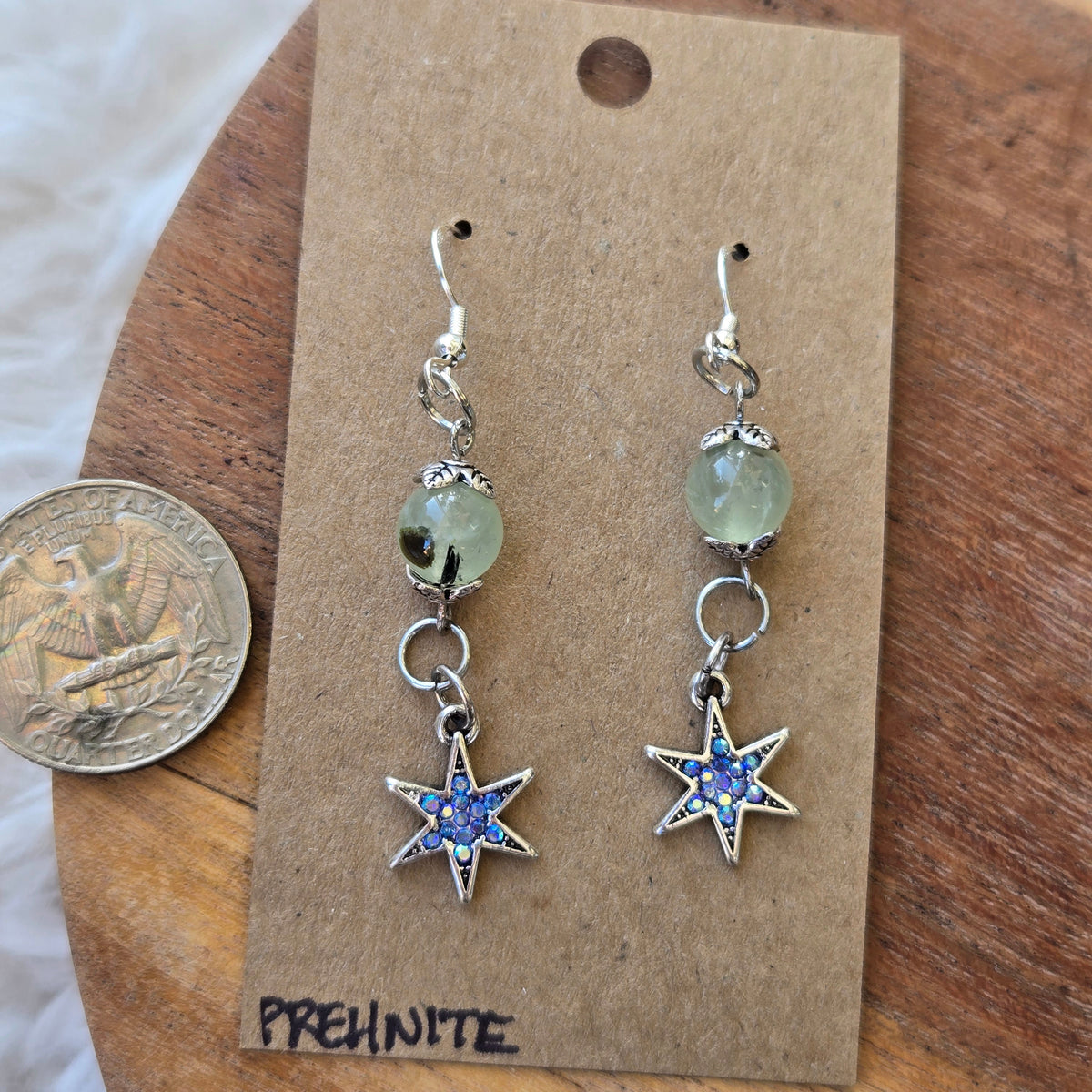 Prehnite Earrings 1810