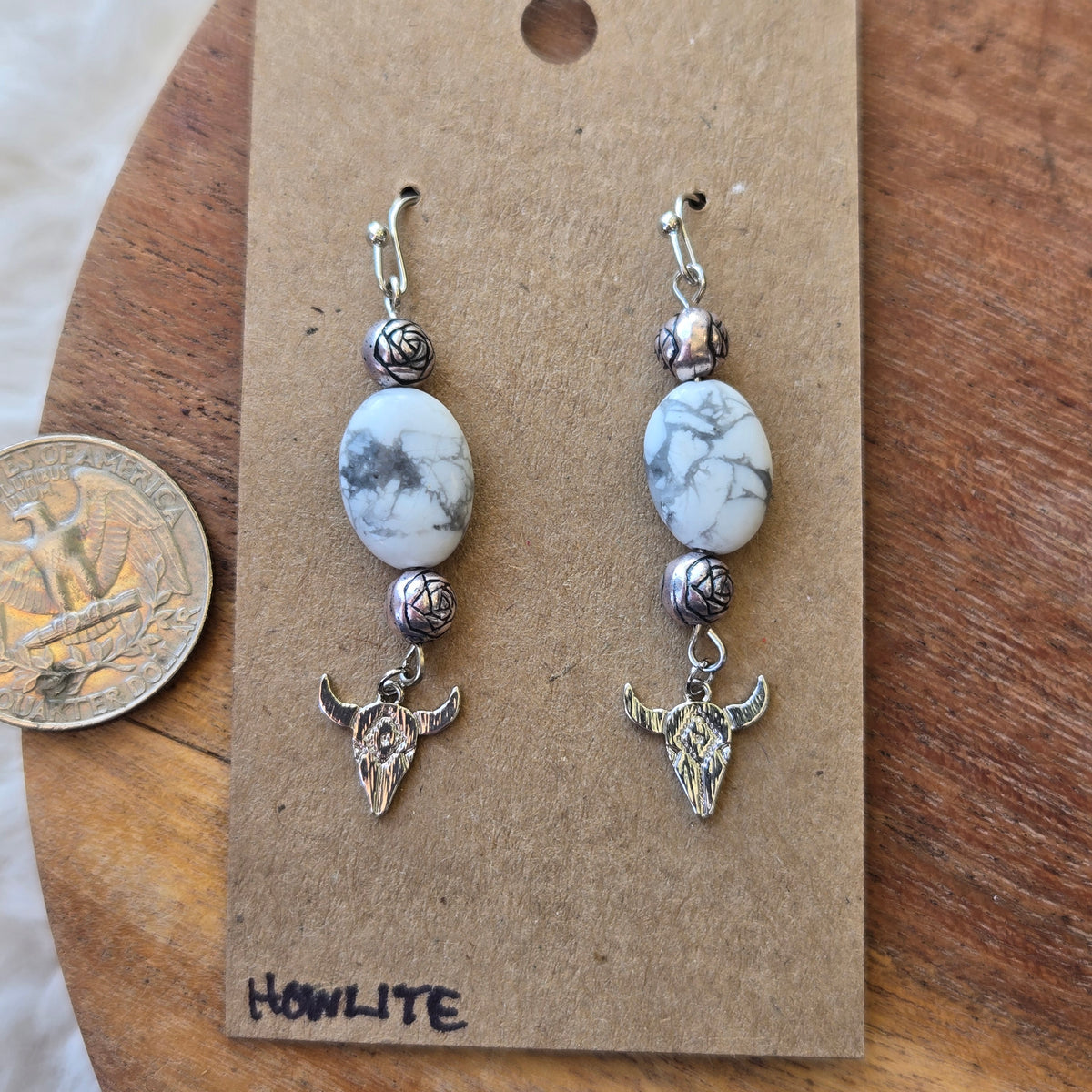 Howlite Earrings 1814