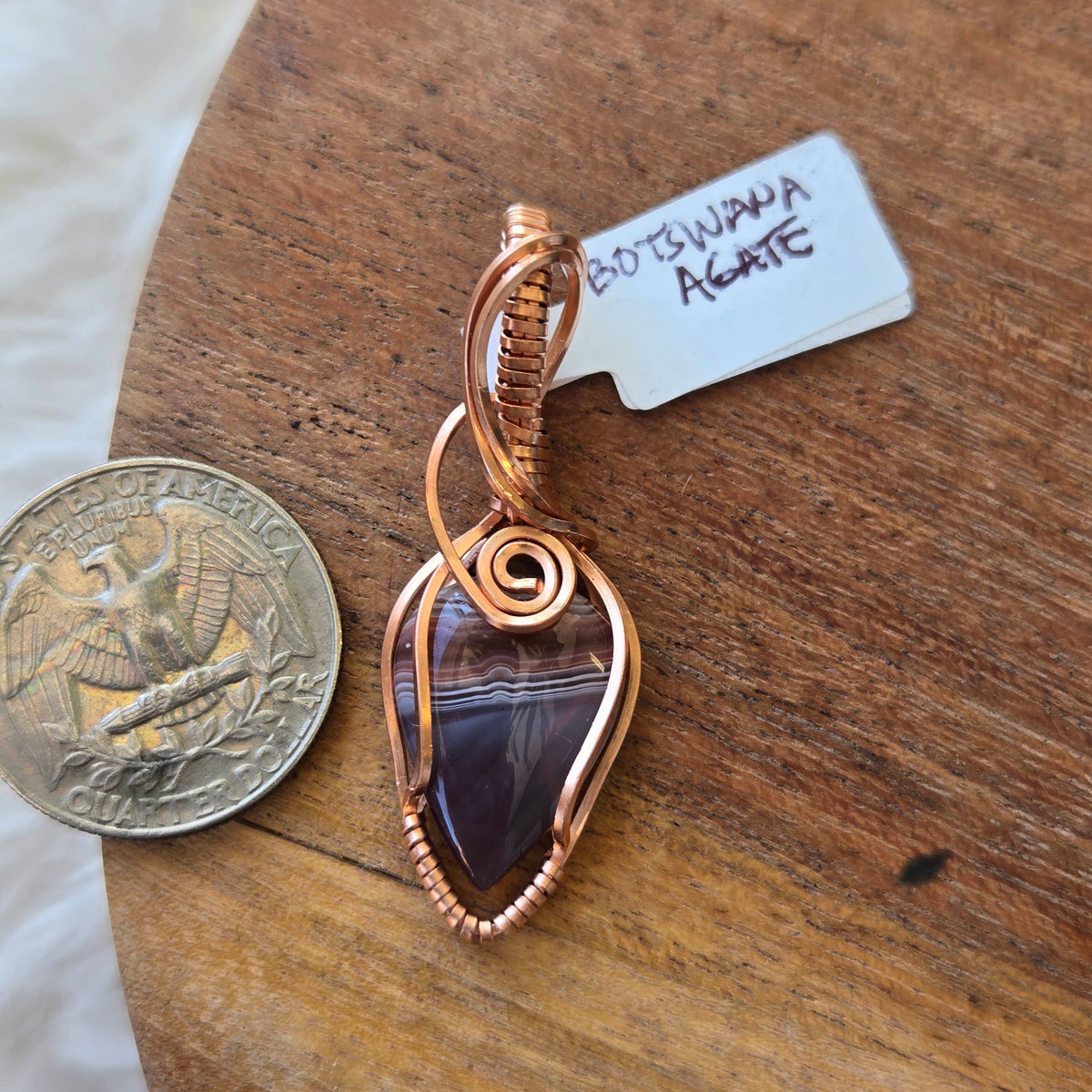 Botswana Agate Pendant 1825