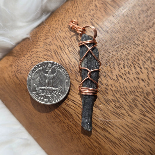 Black Kyanite Pendant 910