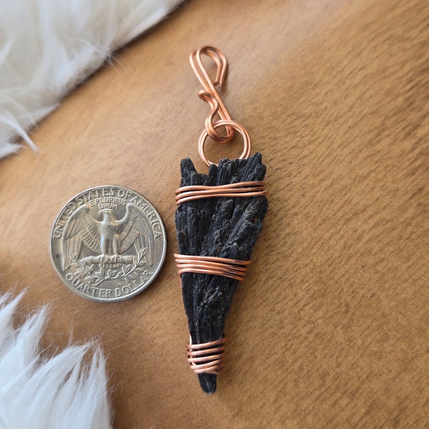 Black Kyanite Pendant 915