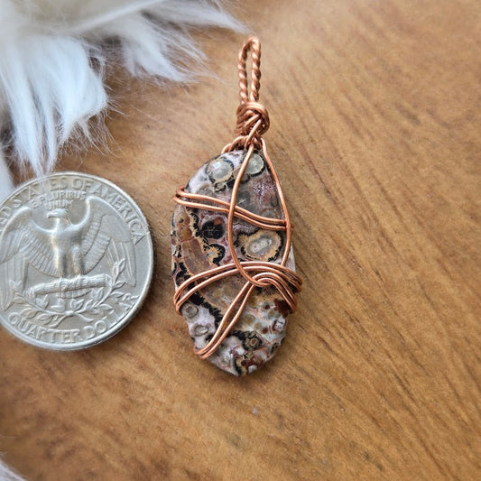 Leopardskin Jasper Pendant 928