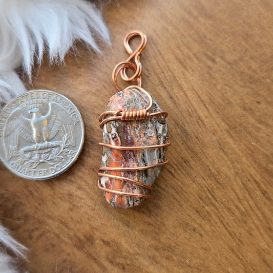 Leopardskin Jasper Pendant 921