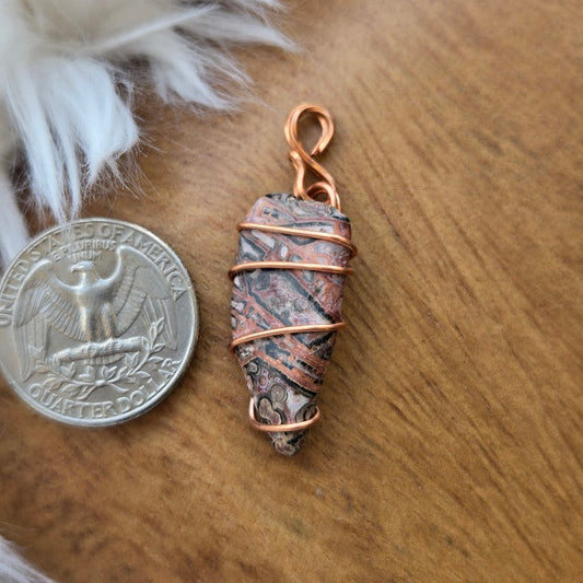 Leopardskin Jasper Pendant 930