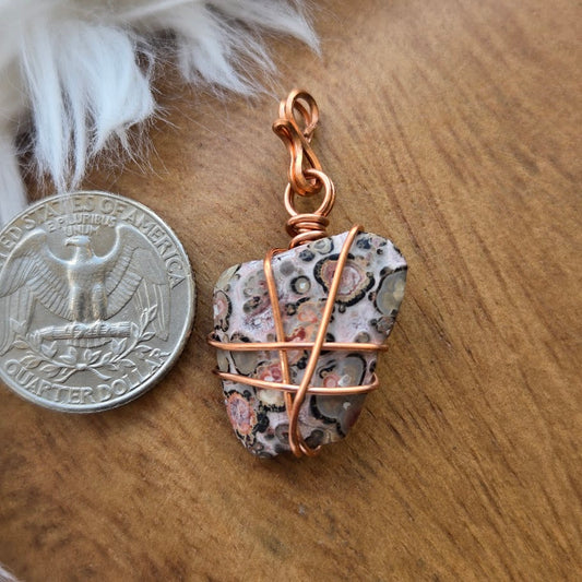 Leopardskin Jasper Pendant 929