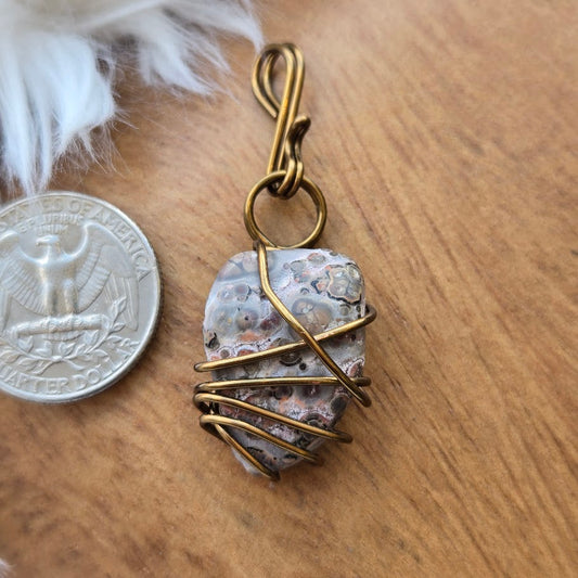 Leopardskin Jasper Pendant 931