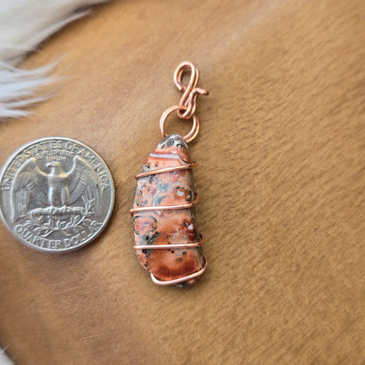 Leopardskin Jasper Pendant 924