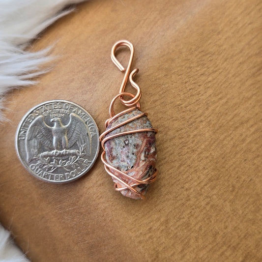 Leopardskin Jasper Pendant 932