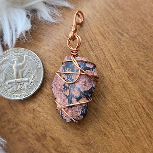Leopardskin Jasper Pendant 927