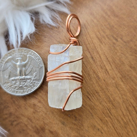 Optical Calcite Pendant 943