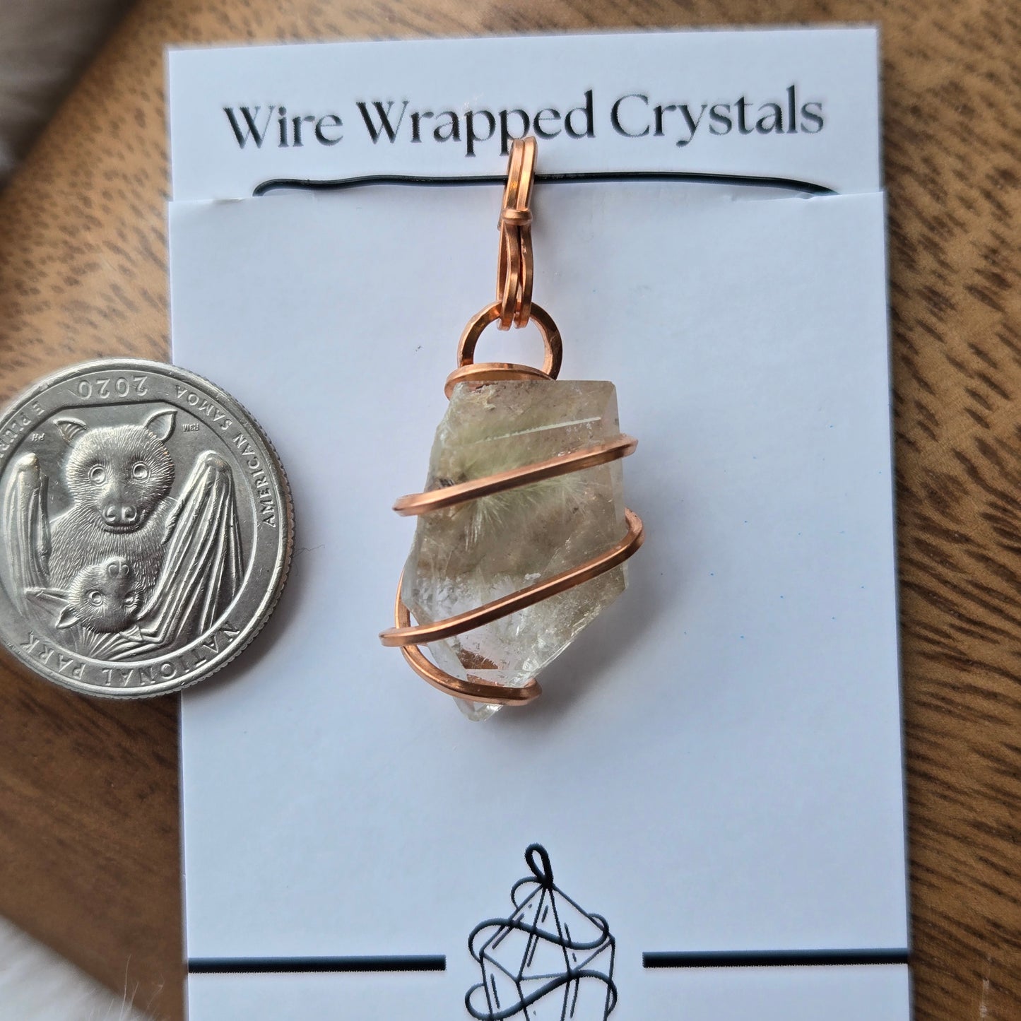 Rutilated Quartz Pendant 946