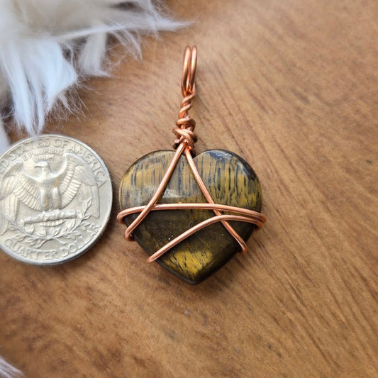 Tiger's Eye Pendant (Reversable) 940