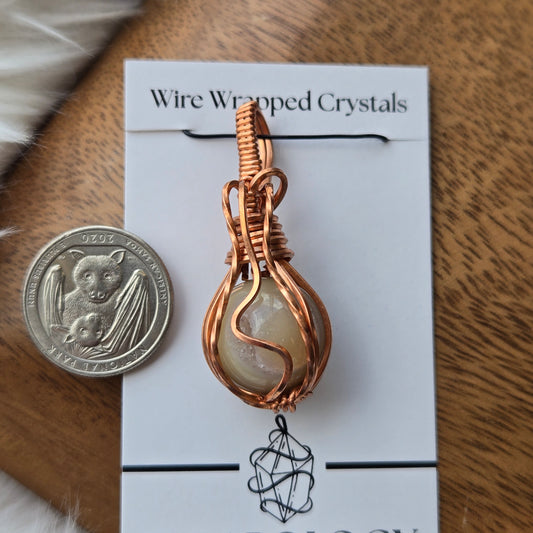 Druzy Agate Sphere Pendant 999