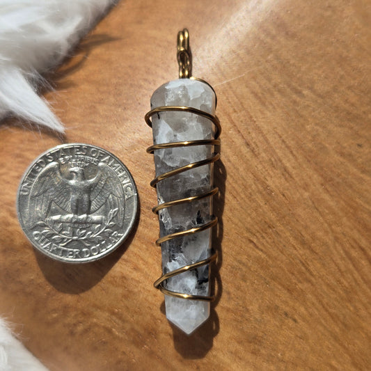 Moonstone Point Pendant 992