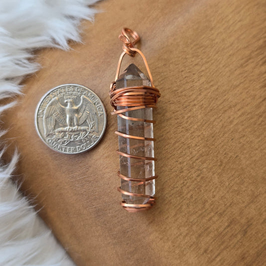 Smokey Quartz Point Pendant 997