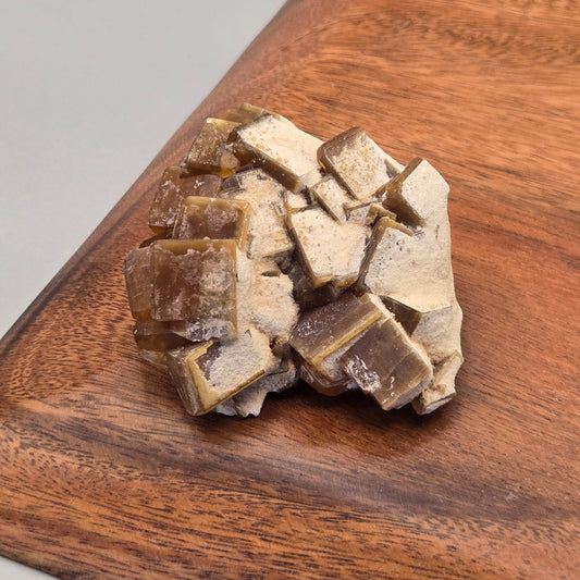 Yellow Cubic Barite 133
