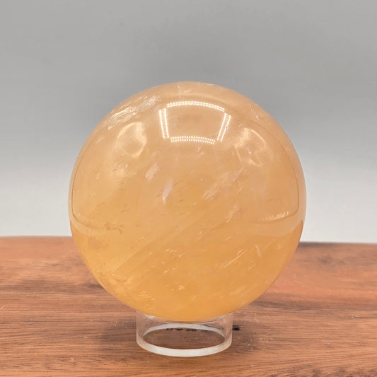 Honey Optical Calcite Sphere 183