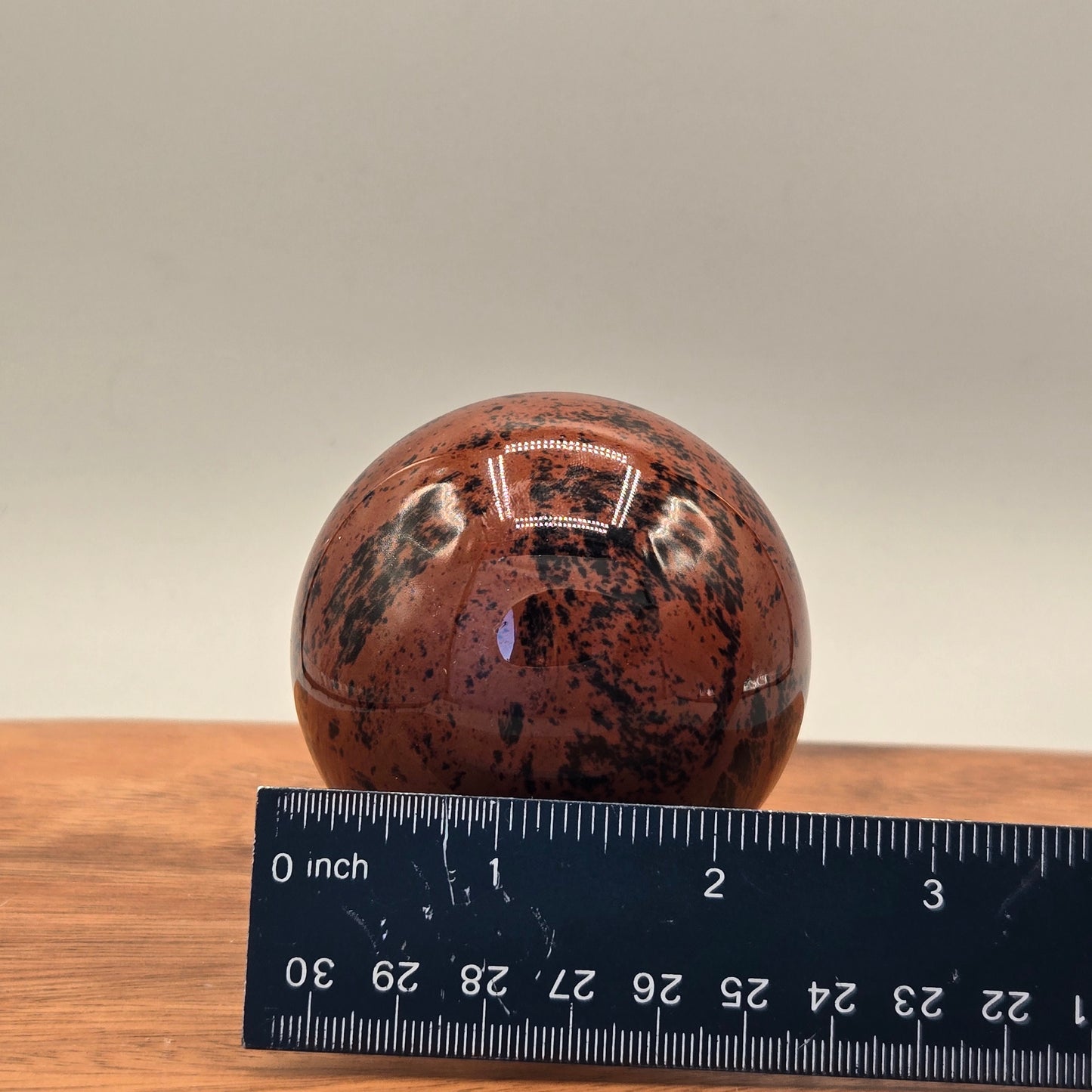 Mahogany Obsidian Sphere 185