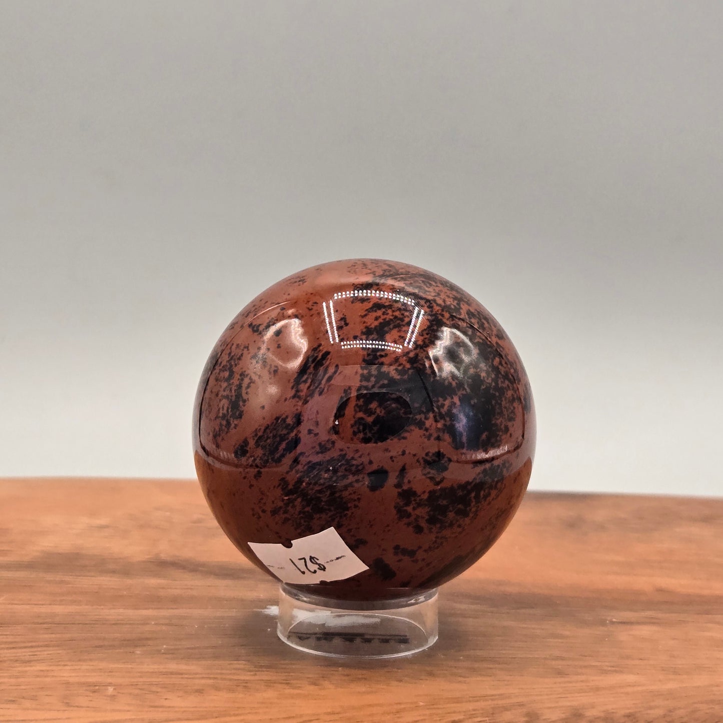 Mahogany Obsidian Sphere 185