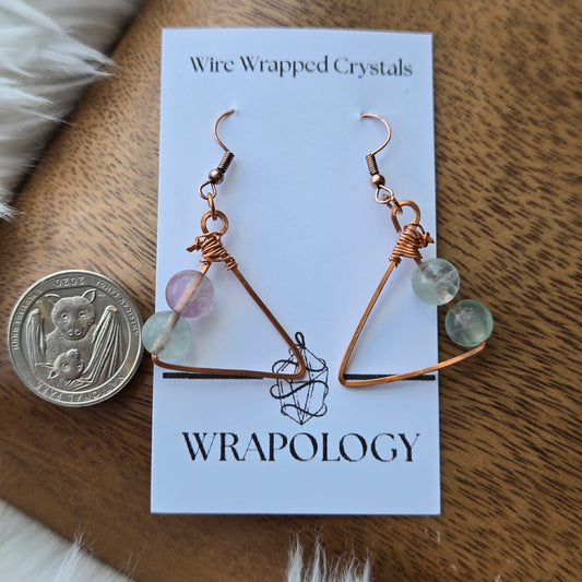 Fluorite Earrings 1060