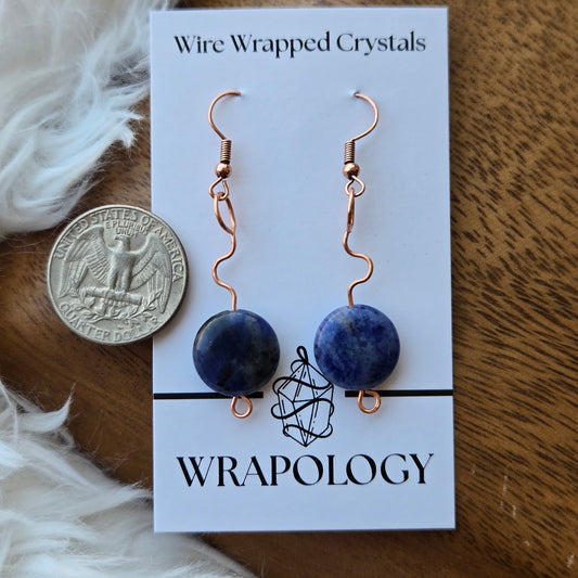 Sodalite Earrings 1057