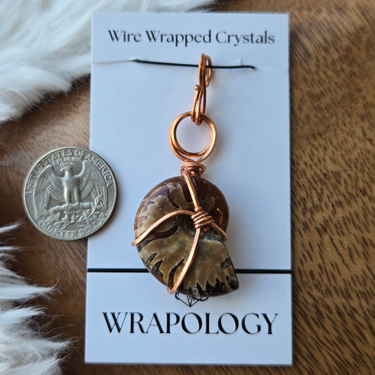 Ammonite Pendant 1091