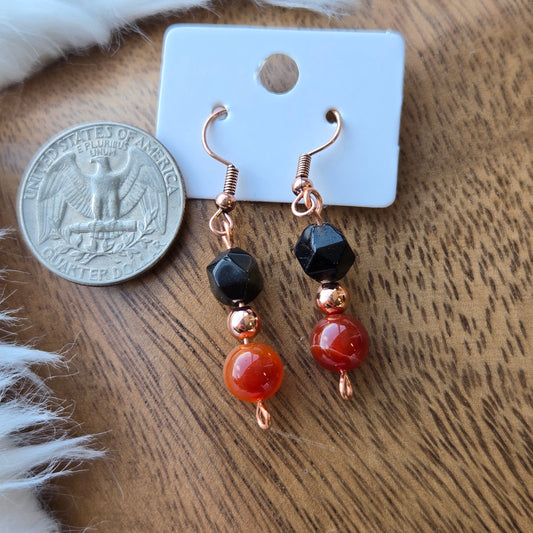 Carnelian Earrings 1075
