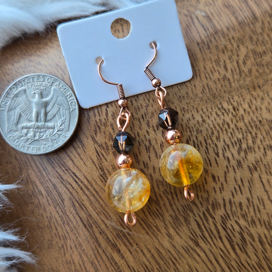 Citrine Earrings 1080