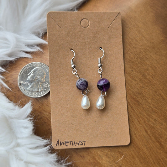 Amethyst Earrings 1161