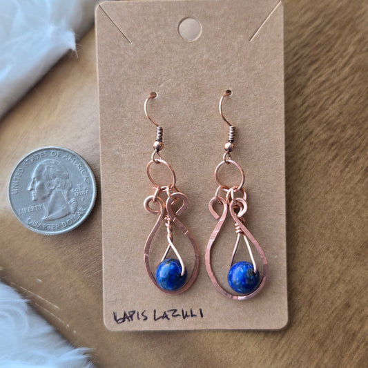 Lapis Lazuli Earrings 1172