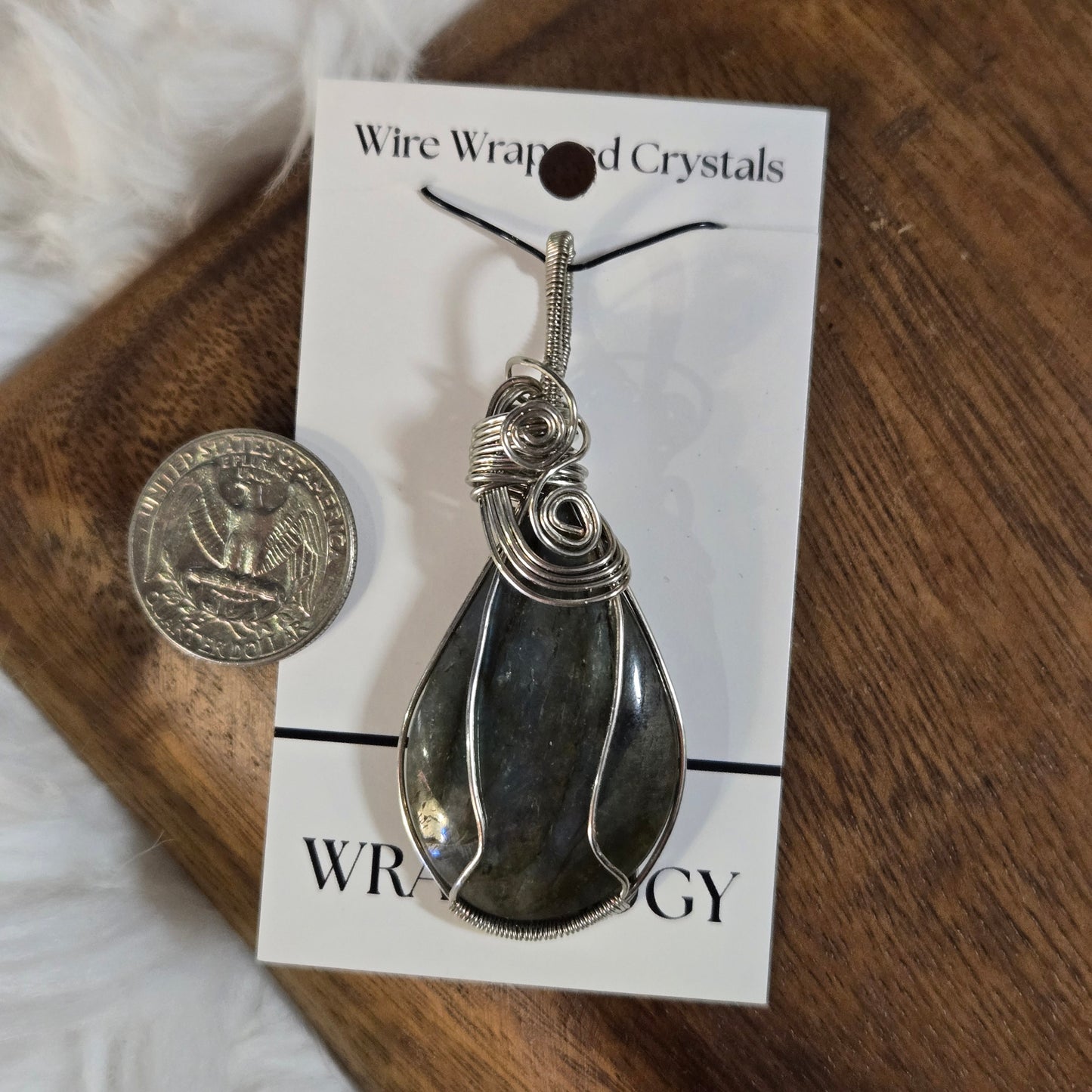 Labradorite Teardrop 1323