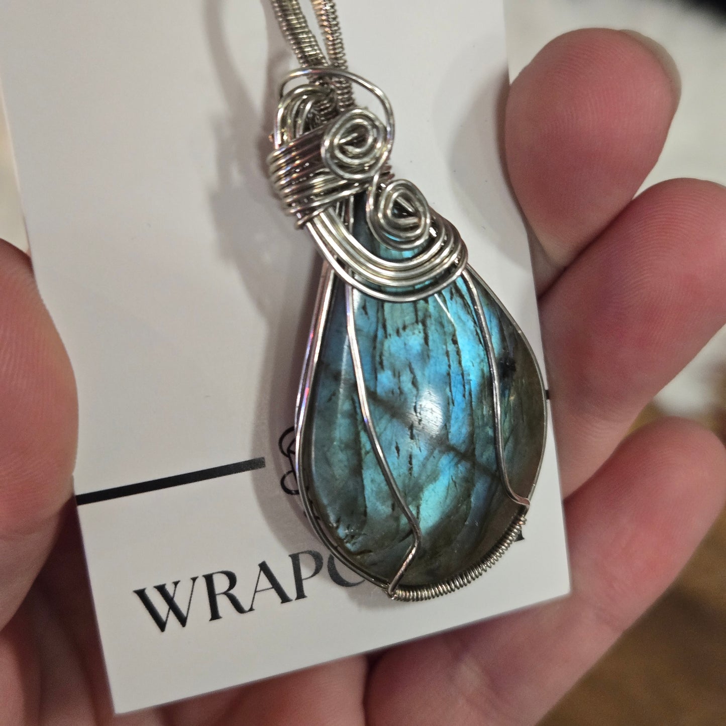 Labradorite Teardrop 1323