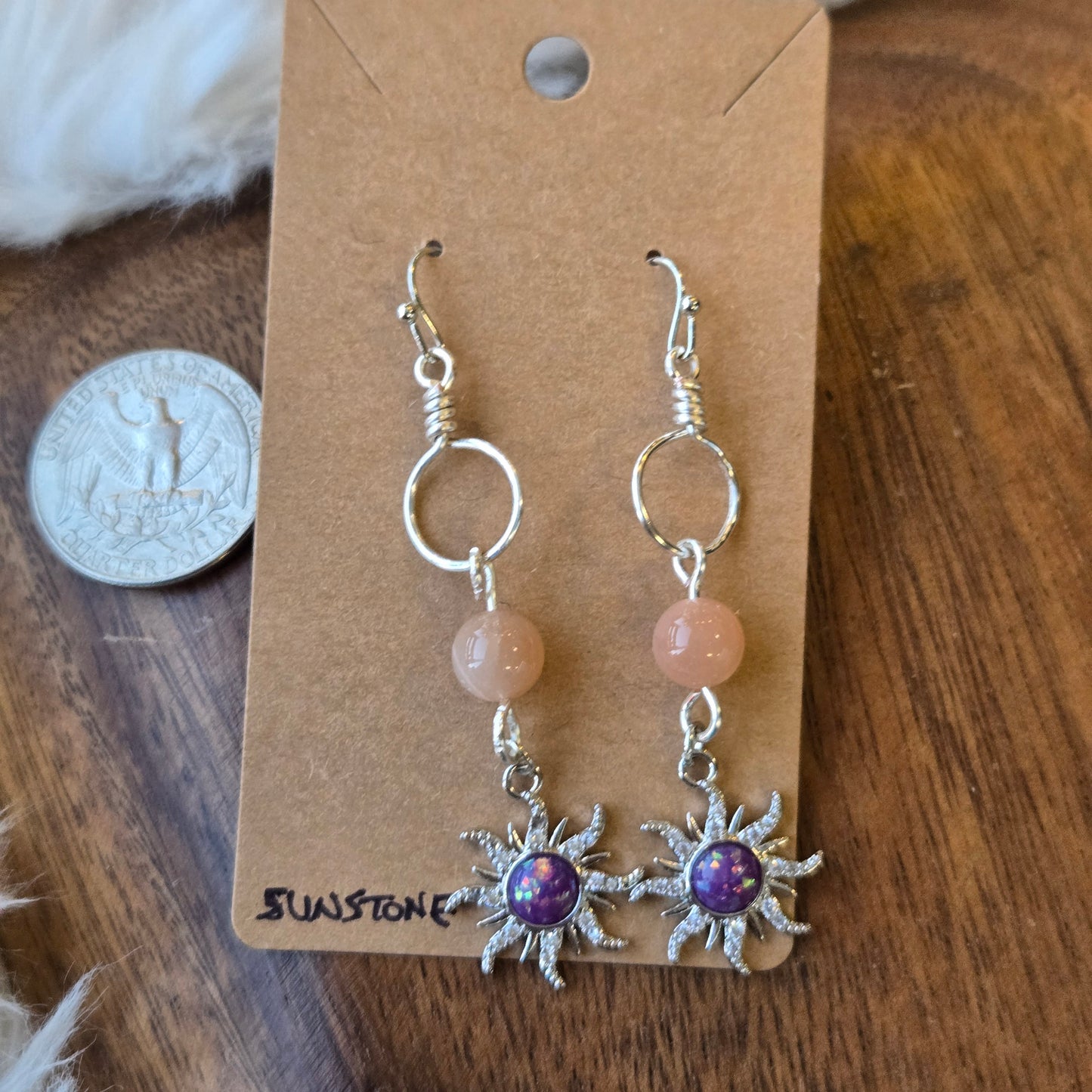 Sunstone Sun Earrings 1342