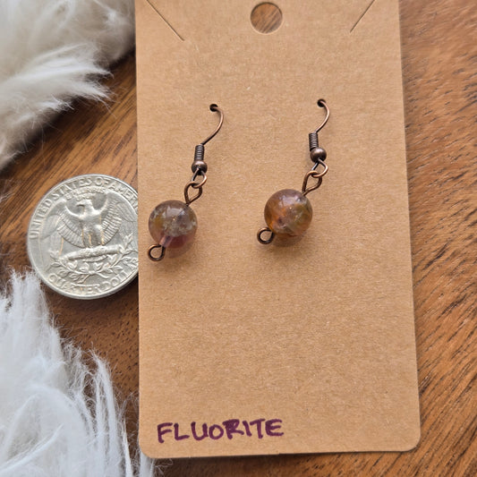 Fluorite Earrings 1411