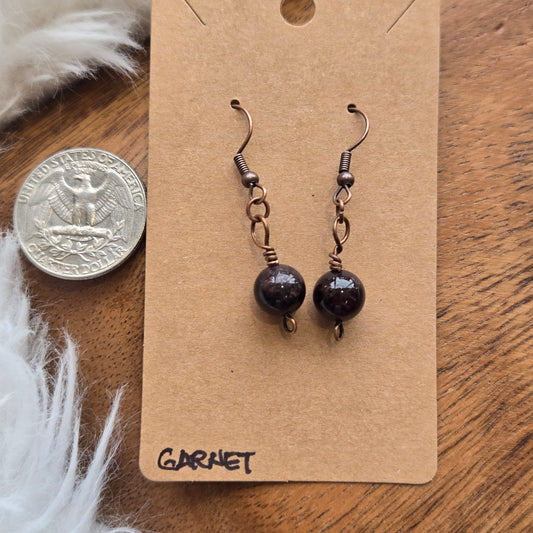 Garnet Earrings 1408