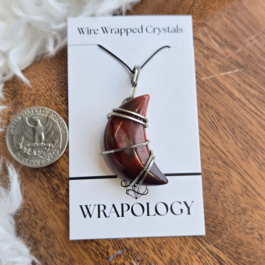 Mookaite Moon Pendant 1435
