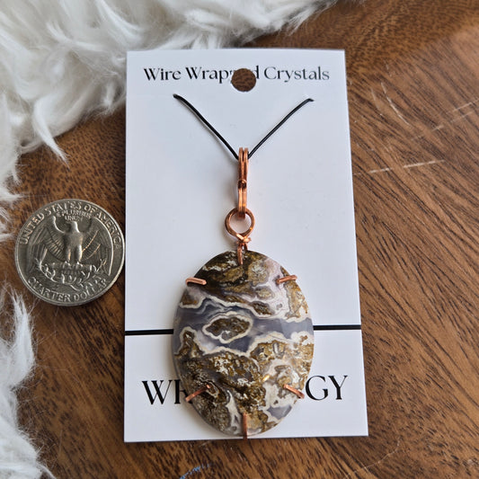 Moss Agate Pendant 1430